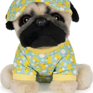 Doug the Pug in Pj's unopened